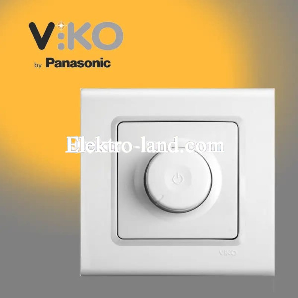Светорегулятор (диммер) 600 w белый VIKO LINNERA 